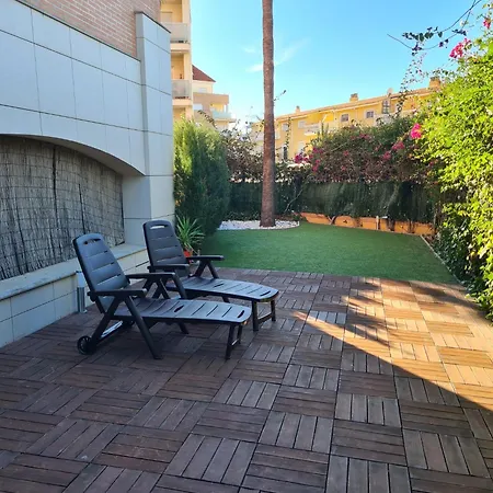 公寓 Jardin, Piscina Y Playa