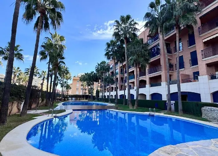 Jardín, Piscina Y Playa Apartamento *